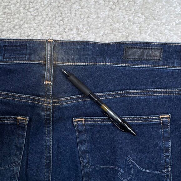 AG Adriano Goldschmied The High Rise Stevie Cuff Slim Straight Jean 29 - Picture 5 of 10